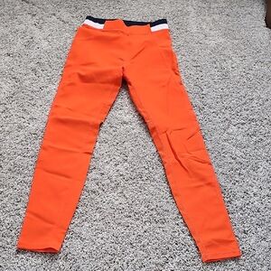 Bright Orange Womens Leggings